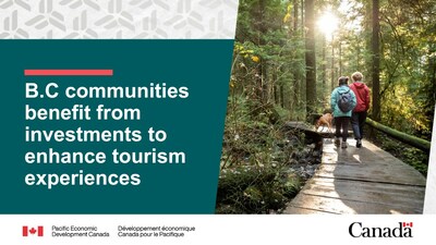 B.C. communities benefit from investments to enhance tourism experiences (CNW Group/Pacific Economic Development Canada)