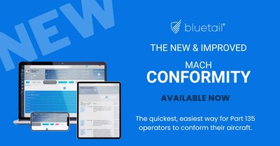Bluetail Introduces the Next Generation of Its Time Saving MACH Conformity Module, Making Conforming Part 135 Charter Aircraft Even Faster