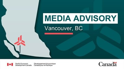 Government of Canada to announce funding to propel British Columbia's small and medium-sized businesses forward (CNW Group/Pacific Economic Development Canada)