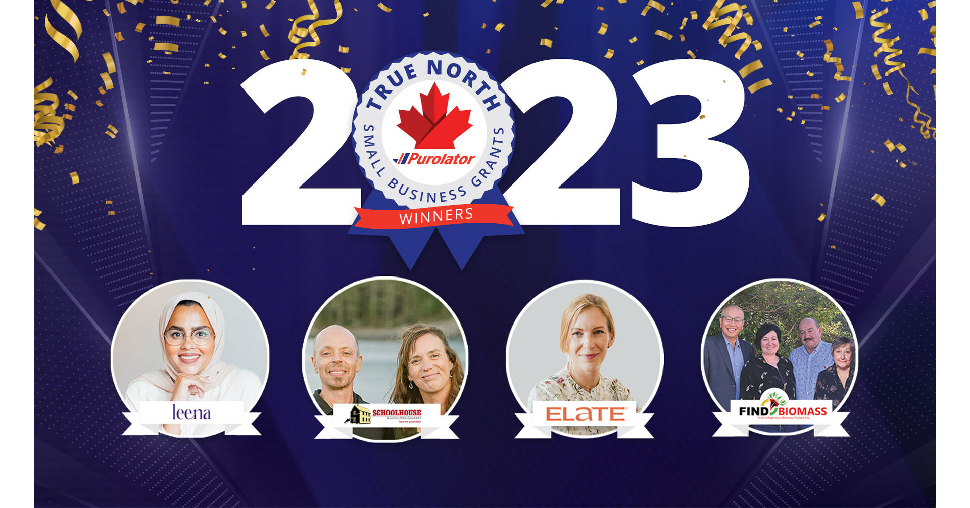 Purolator announces winners of 2023 True North Small Business Grant Contest