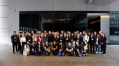Members of Hyundai’s Employee Resource Group, Amigos Unidos, with first- and second-year college students participating in the Hyundai Career Experience Program in Fountain Valley, Calif., Oct. 13, 2023. (Photo/Hyundai)