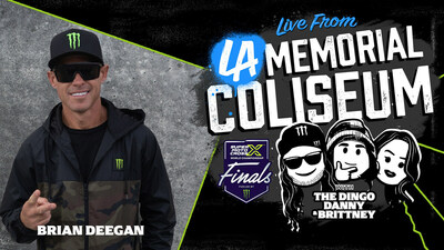 Monster Energy’s UNLEASHED Podcast Welcomes Motorsports Icon Brian Deegan for a Special Live Episode at the LA Memorial Coliseum