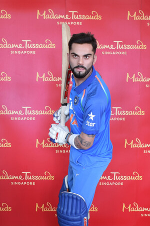 MADAME TUSSAUDS SINGAPORE UNVEILS LIFELIKE FIGURE OF CRICKET ICON VIRAT KOHLI AMIDST ICC MEN'S CRICKET WORLD CUP!