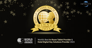 INTELITY Named World's Best Hotel Digital Key Solutions Provider, World's Best In-Room Tablet Provider at 2023 World Travel Tech Awards