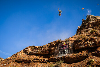 Monster Energy’s Cam Zink Takes First Place in the 2023 Red Bull Rampage Contest in Virgin, Utah