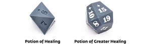 Dice for Dungeons and Dragons use advanced math to produce results along a curve