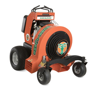 BILLY GOAT INTRODUCES UPDATED ZERO TURN STAND-ON BLOWERS WITH SIDE FILL GAS TANK AND FUEL GAUGE FOR ENHANCED EFFICIENCY