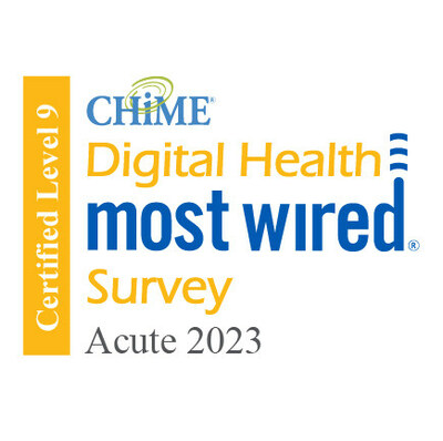 CHIME Digital Health Most Wired Survey Acute 2023 Level 9