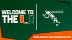 ISLANDS OF THE BAHAMAS NAMED OFFICIAL DESTINATION SPONSOR OF UNIVERSITY OF MIAMI ATHLETICS