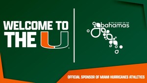ISLANDS OF THE BAHAMAS NAMED OFFICIAL DESTINATION SPONSOR OF UNIVERSITY OF MIAMI ATHLETICS