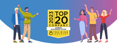 Learning Pool has been selected as one of Training Industry's 'Top 20 LMS Companies' 2023.