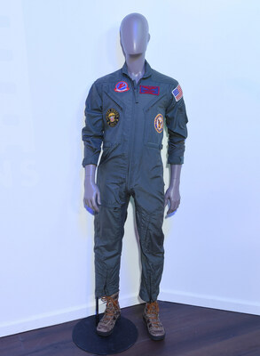 Tom Cruise's Flight Suit from the original Top Gun sold for $93,750 at Studio Auctions event