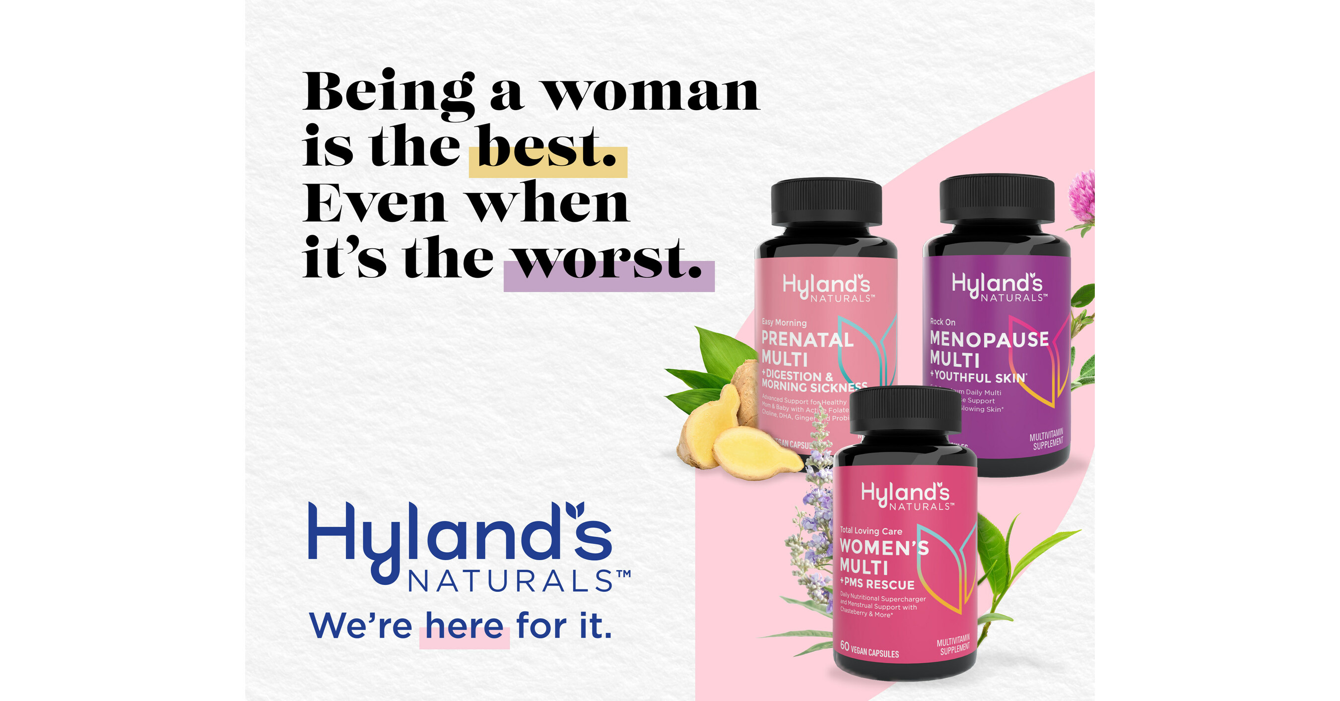 Hyland's Naturals Enters into the Women's Health Category and Unveils