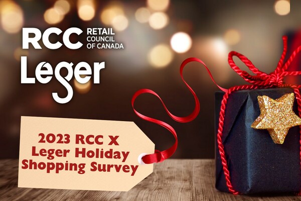 Image of: RCC X Leger Holiday Shopping Survey (CNW Group/Retail Council of Canada)