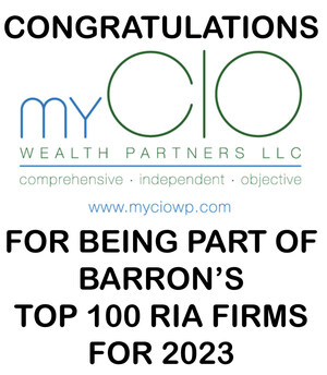 myCIO Wealth Partners listed as one of Barron's Top 100 Registered Investment Advisor (RIA) Firms for 2023