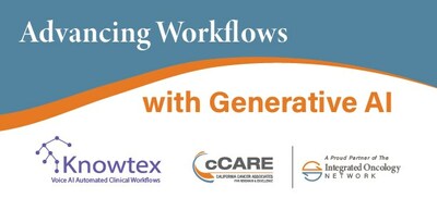 Integrated Oncology Network and Knowtex collaborate advancing oncology workflows with generative AI