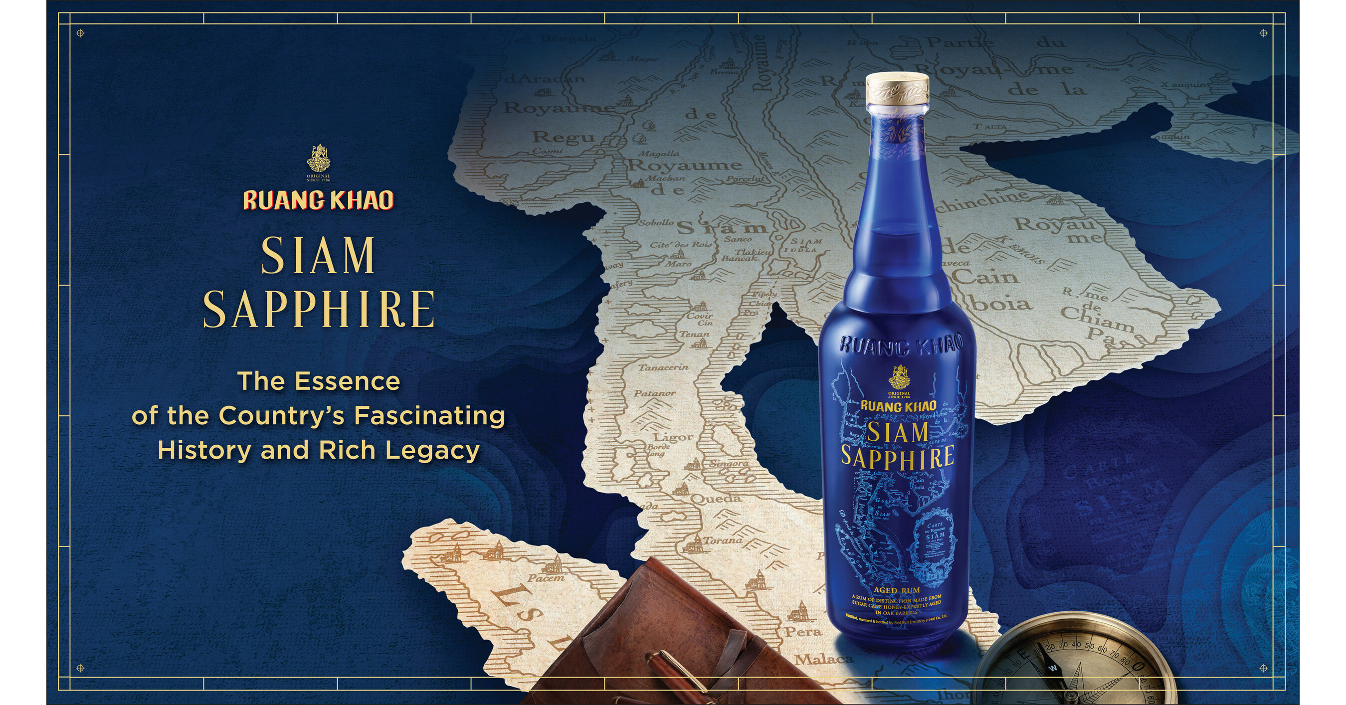 Thai Premium Rum Brand "RUANG KHAO SIAM SAPPHIRE" Makes Global Debut; A