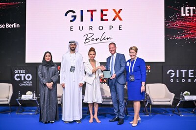 The signing ceremony of GITEX EUROPE 2025, took place at the 43rd GITEX GLOBAL, at DWTC