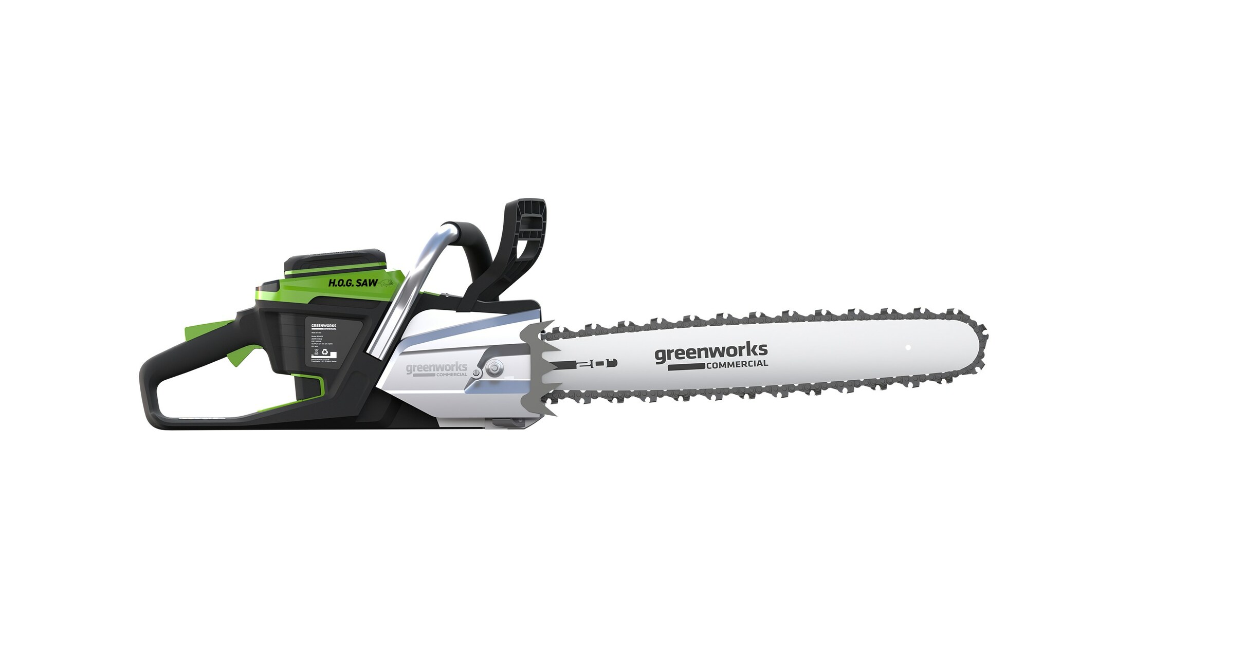 Greenworks Revolutionizes the World of Chainsaws with the First Ever H.O.G.  Saw