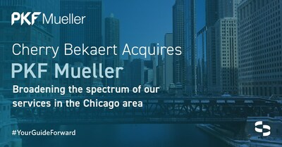 Cherry Bekaert is pleased to announce the acquisition of PKF Mueller, a full-service certified public accounting and business advisory firm and related entity Mueller dotKonnect, a business process outsourcing firm. This acquisition strengthens Cherry Bekaert's reach into the Chicago area, supporting the Firm's strategic growth plans.