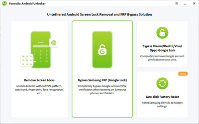 How To Bypass Factory Reset Protection On Android? Try FonesGo Android ...