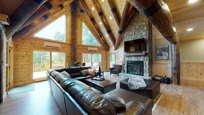 Lake Placid Buena Vista Log Cabin Interior