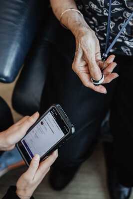 Senior living community residents can get assistance or care when they need it through Sage's easy-to-use, real time alert system. The devices not only communicate with care teams through the app but also collect valuable data to inform analytics and insight-generation.