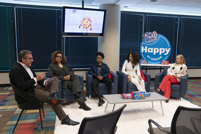 Chips Ahoy! and the Boys & Girls Clubs of America hosted a panel discussion. Panelists included (left to right) Karl Kaiser, SVP of Marketing & Communications at Boys & Girls Clubs of America; Ruth E. Carter, two-time Academy Award winning American film costume designer and Boys & Girls Club alumna; Langston Howard, Boys & Girls Club of America member and featured artist; Camille Bridges, Brand Manager, Chips Ahoy!; Natali Johnson, Director of Communications, The High Museum of Art.