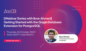 AGEDB is Announcing the Commencement of Webinar Series with Ibrar Ahmed, One of the 100 Most Influential in the Database Community