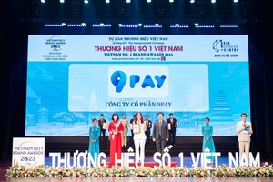 9Pay - A Vietnamese Fintech Company Wins "TOP 10 Outstanding Brands in Vietnam 2023" Award
