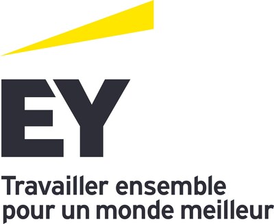 Logo EY: Travailler ensemble pour un monde meilleur (Groupe CNW/EY (Ernst & Young))