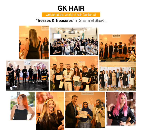 GK Hair Unlocked the world of hair fashion at "Tresses & Treasures" in Sharm El Sheikh