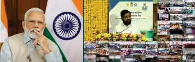 Hon. Prime Minister Shri Narendra Modi inaugurates 511 Rural Skill Development Centres in Maharashtra online.