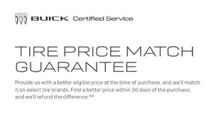 Carl Black Roswell is offering Tire Price Match Guarantee