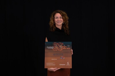 Isabelle Lortie, directrice gnrale de BRP Megatech, reoit le prix Diversification conomique au Gala Distinction Desjardins (Groupe CNW/BRP Inc.)