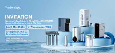 Waterdrop's presence at Aquatech Amsterdam will be highlighted by an extensive display of more than 70 exhibits featuring products such as RO machines, single-stage and multi-stage units, countertop and under sink solutions, as well as whole-house outdoor products, including their star products.