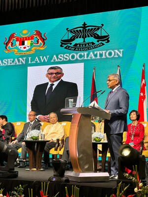 Chief Justice Menon delivering his address at the 14th ALA General Assembly in Kuala Lumpur, Malaysia on 19 October 2023"