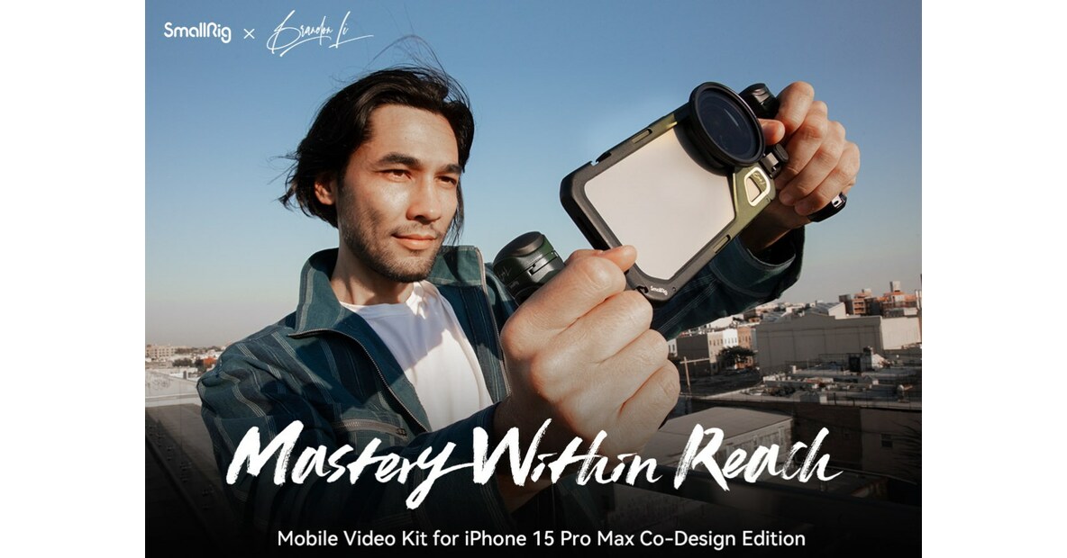SmallRig x Brandon Li Mobile Video Kit for iPhone 15 Pro Max Co
