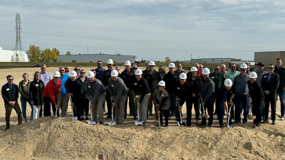 Dakota Supply Group (DSG) celebrated the groundbreaking of its new location at 1387 55th Street NE in Fargo, North Dakota, on October 17, 2023. The event was attended by numerous guests, including Arlette Preston, Deputy Mayor of Fargo, Cody Furstenau, Jeff Furstenau, and Trent Ochsner from Olaf-Anderson General Contractors, developer Levi Arneson with Dell Arneson, Inc., and nearly 30 Ambassadors from the Fargo Moorhead West Fargo Chamber of Commerce.