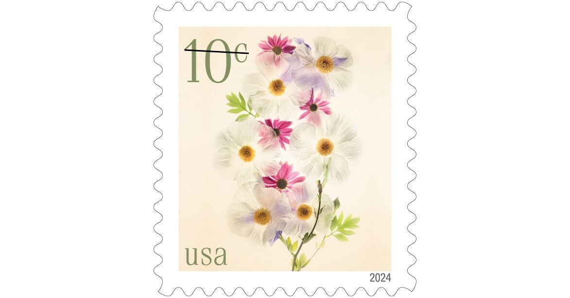 Austrian Floral stamps