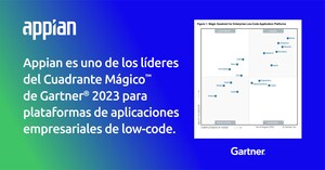 Appian nombrada líder en el Cuadrante Mágico™ de Gartner® 2023 para plataformas de aplicaciones empresariales de low-code