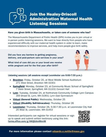 Maternal Health Listening Sessions