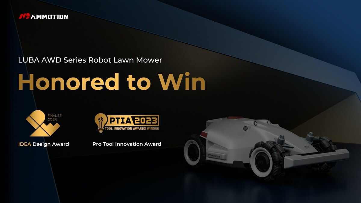Mammotion LUBA Robot Mower Wins Pro Tool Innovation Award 2023 and IDEA Design Award 2023 - Vimarsana News