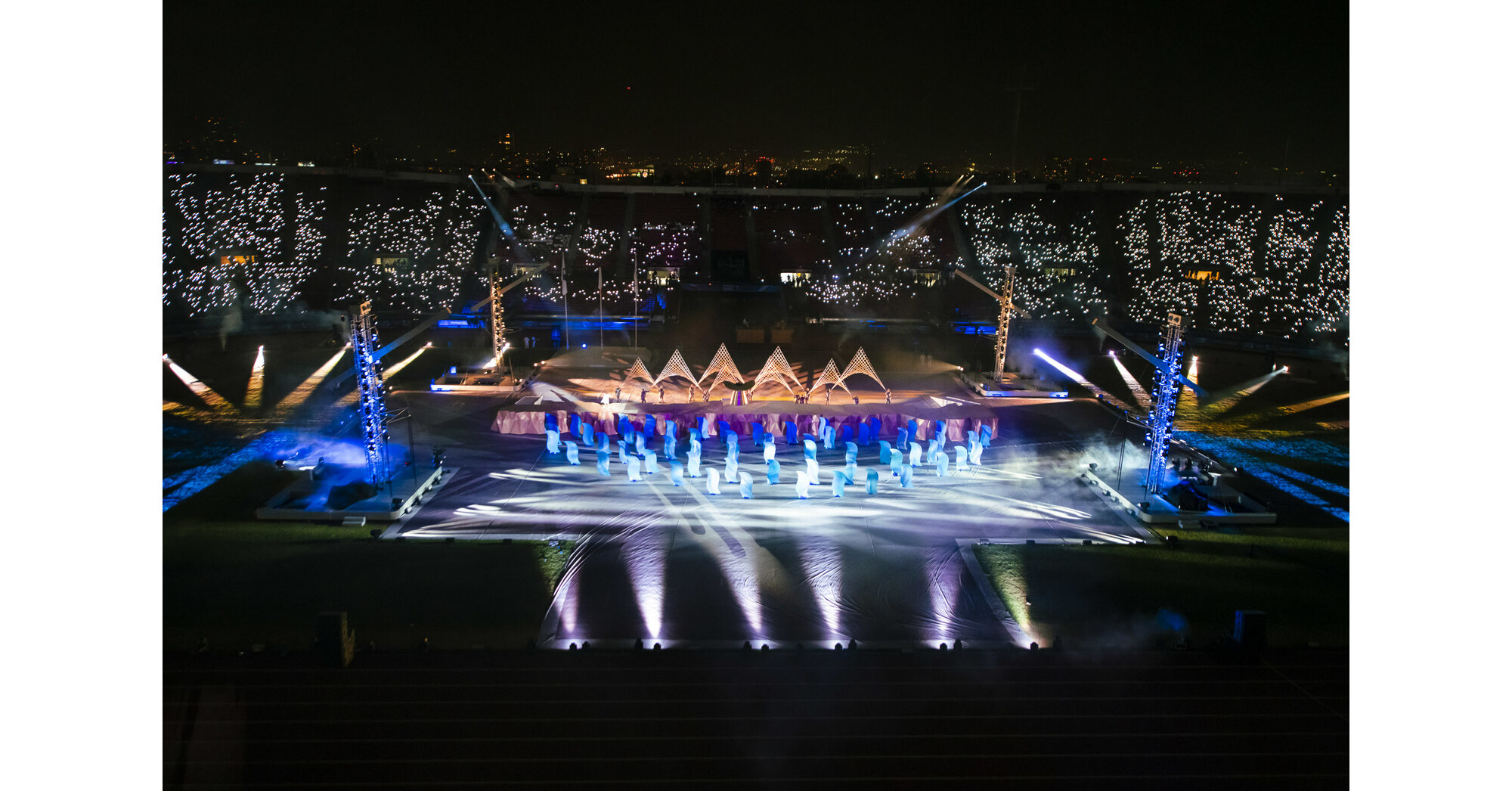 Chile abre Jogos Pan-Americanos com show de cores, música e dança