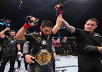 Monster Energy's Islam Makhachev Knocks Out Alexander Volkanovski to Retain UFC Lightweight Championship Title at UFC 294 in Abu Dhabi