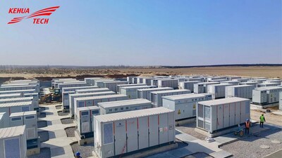 The First 100MW-Scale Liquid Cooling Energy Storage Project in China (PRNewsfoto/Kehua Digital Energy)