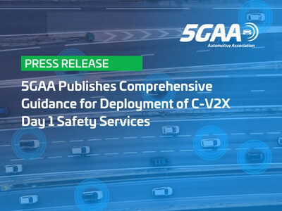 5GAA Publishes Comprehensive Guidance for Deployment of C-V2X Day 1 Safety Services