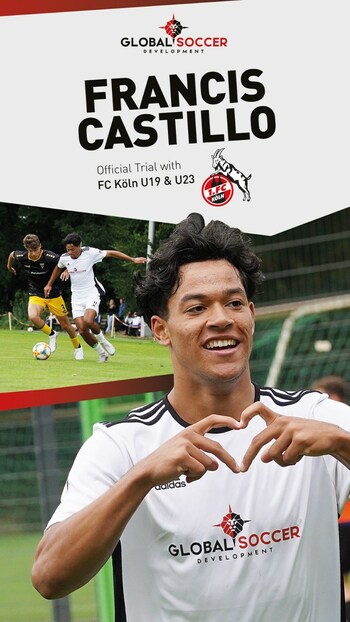 Francis Castillo - Trial with Bundesliga Club FC Köln