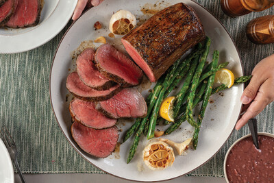 Celebrate this holiday with a show stopping Omaha Steaks Chateaubriand – a sure way to bring joy this season.