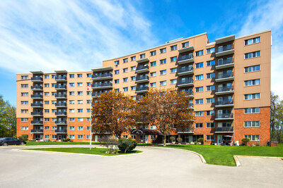The Equiton Apartment Fund has acquired Scenic Tower, a nine-storey, 115-unit, multi-residential property in London, Ontario. (CNW Group/Equiton)